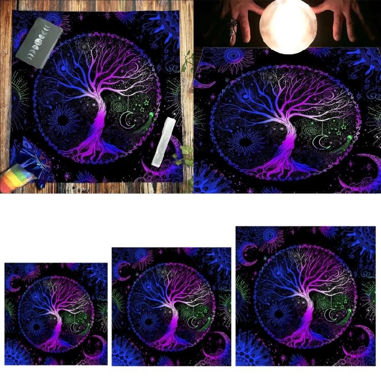 50x50/60x60/75x75cm Tarot Tablecloth Mat Divinations Board Game Oracles Card Pad