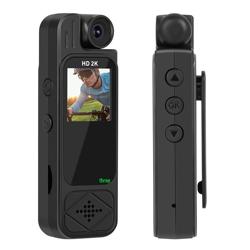 HD Infrared Pocket Camera: Action, Meeting & Law Enforcement Recorder with Screen & Back Clip