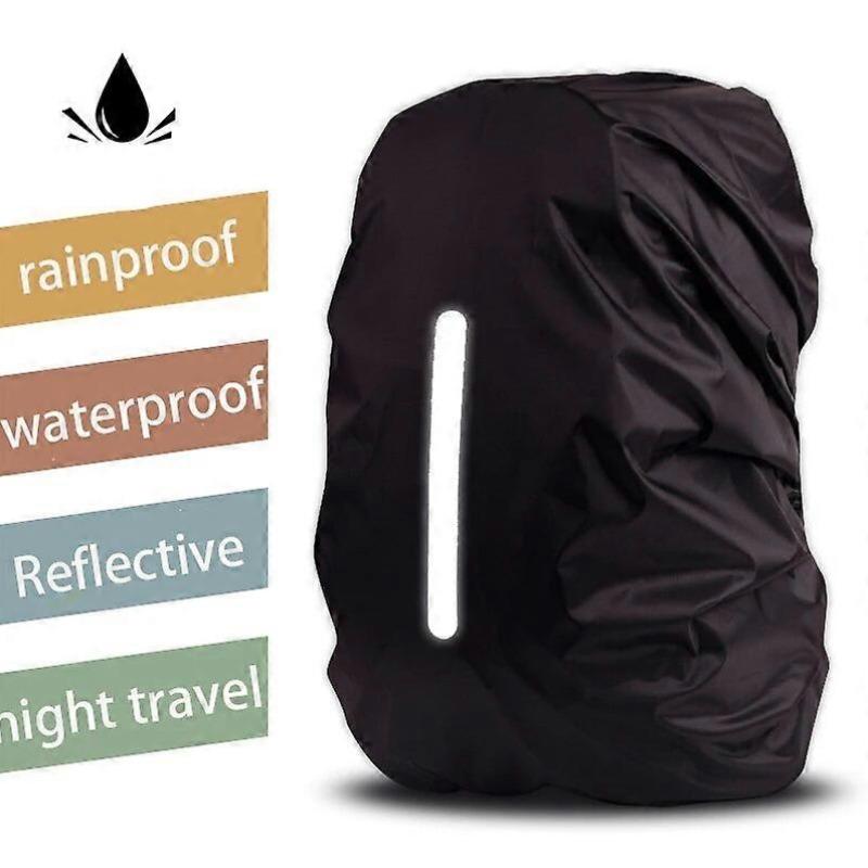 Outdoor Sport Waterproof Backpack Cover Night Cycling Reflective Bag Cover Outdoor Camping Hiking Anti-Theft Ultralight Bag Case