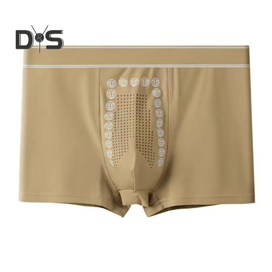 

Мужские трусы-боксеры из сетки с карманом-выпуклостью, тонкие, бесшовные, хлопковые, со средней талией, с высокой эластичностью, однотонные, влагоотводящие, мужские трусы, повседневное спортивное нижнее белье XL жёлтый