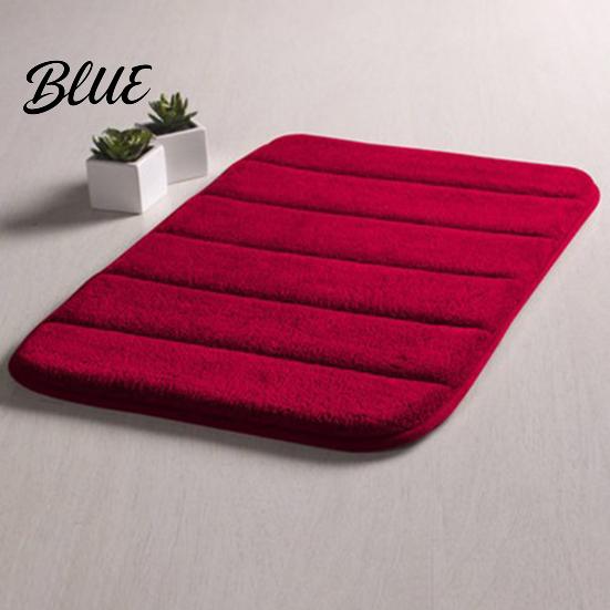 Soft And Absorbent Absorption Safety Mat Non-slip Memory Foam Shower Carpet Plush Water Microfiber Bath