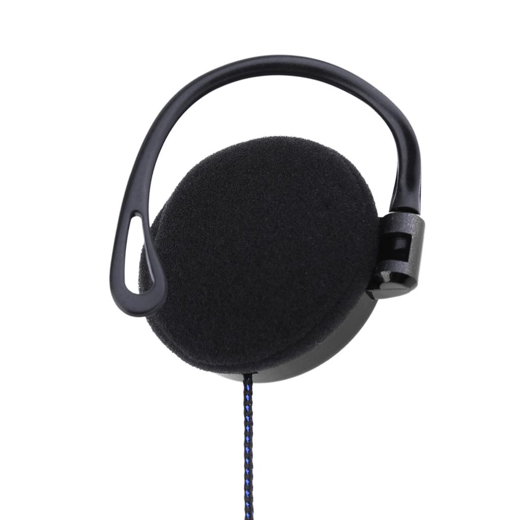 SHINI S520 3.5mm Wired Headset Ear Hook Headsets Stereo Game Sports Headphone with Mic for Phone