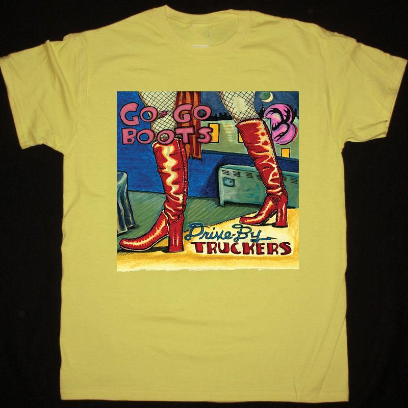 Go-Go Boots Album by Drive-By Truckers Band Yellow T Shirt Full Size S-5XL Unisex T-Shirt S