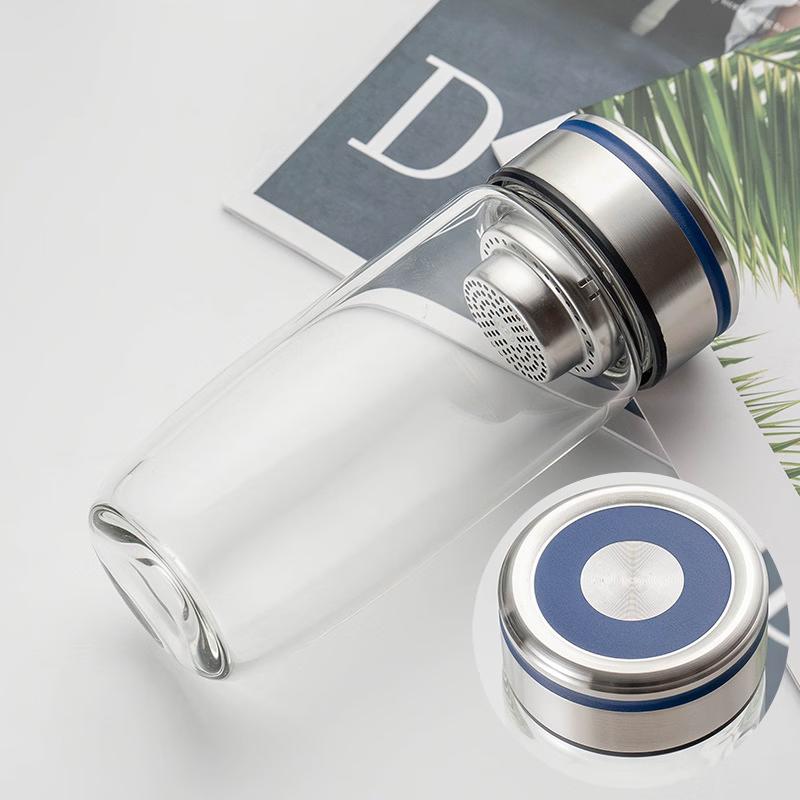 High Borosilicate Glass Tea Infuser Bottle