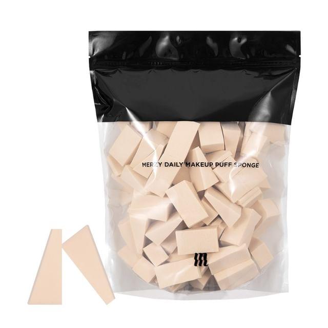 MERZY - Daily Makeup Puff Sponge 100 pcs