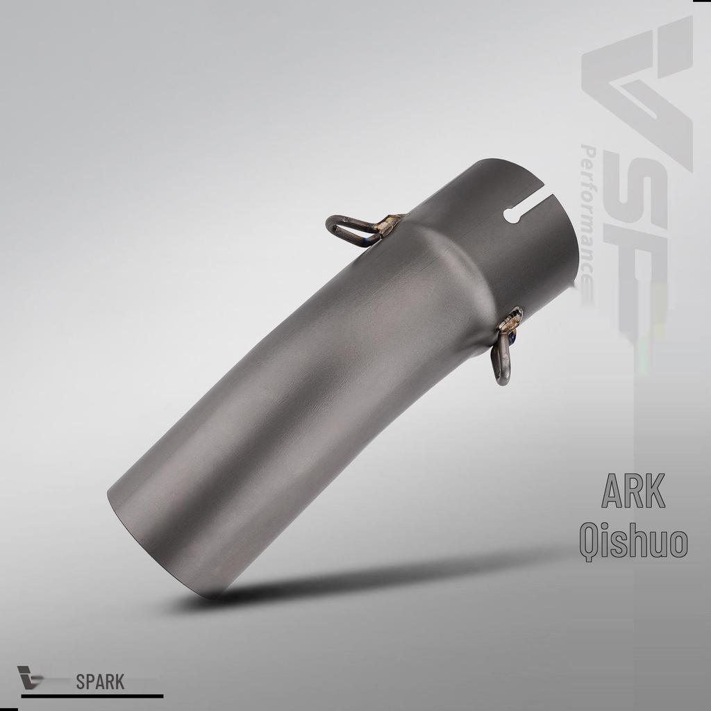 Kawasaki ZX4R/RR Titanium Alloy Exhaust Mid-Pipe for Direct Installation