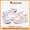 ABCkids 2026 Spring Canvas Velcro Sports Shoes for Girls - Pink/White for Middle & Big Kids