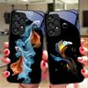 Colorful Cute Fish For Samsung Galaxy S10 S20 Plus S21 FE S22 S23 S24 FE S25 Ultra Black Tempered Glass Phone Case Hard Shell