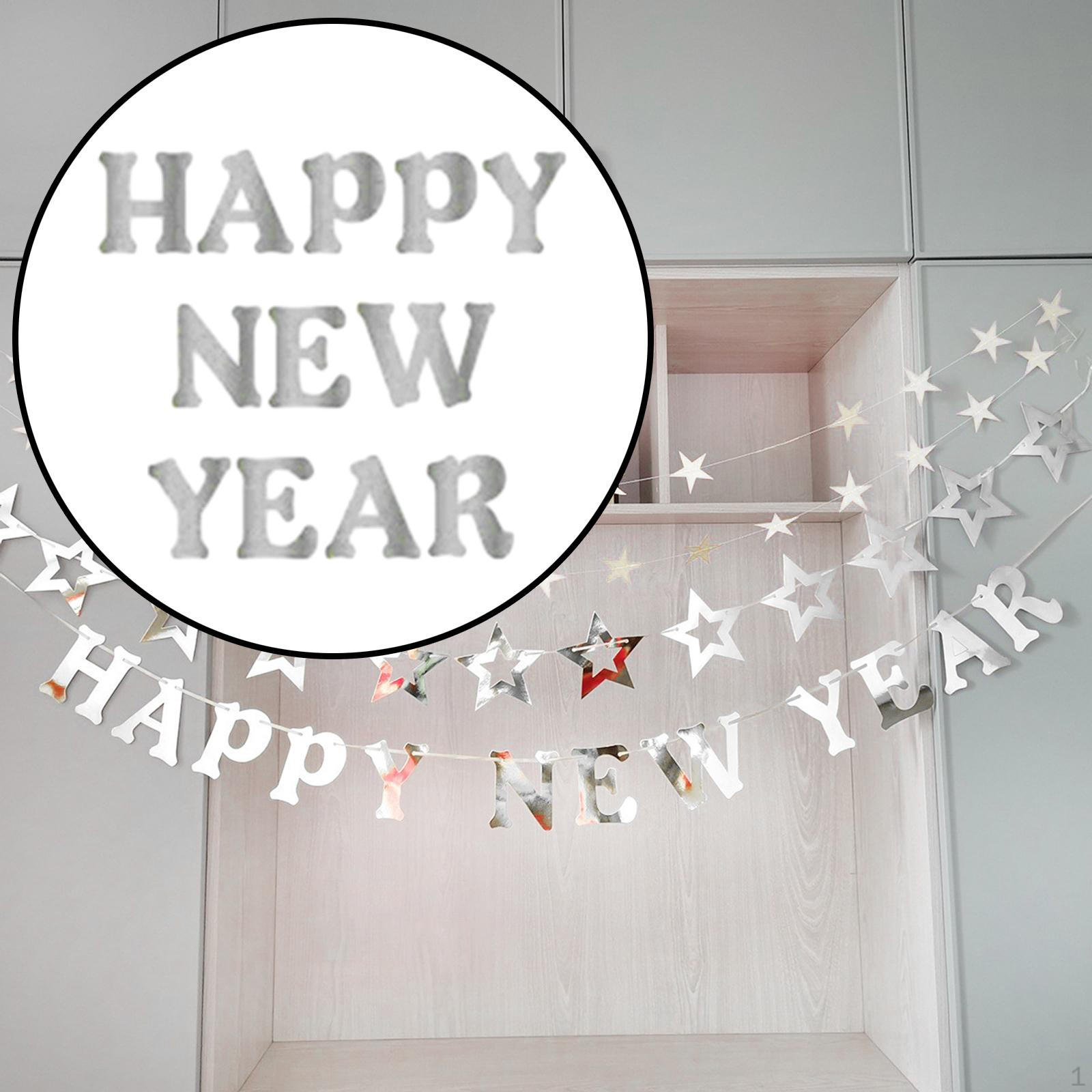 

Баннер с поздравлением с годом и веревочным подвесным орнаментом, декоративные товары для вечеринок для спальни Style C