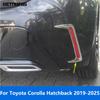 Exterior Accessories For Toyota Corolla Hatchback -2024 2025 Chrome Rear Fog Light Lamp Cover Trim Foglight Frame Protector