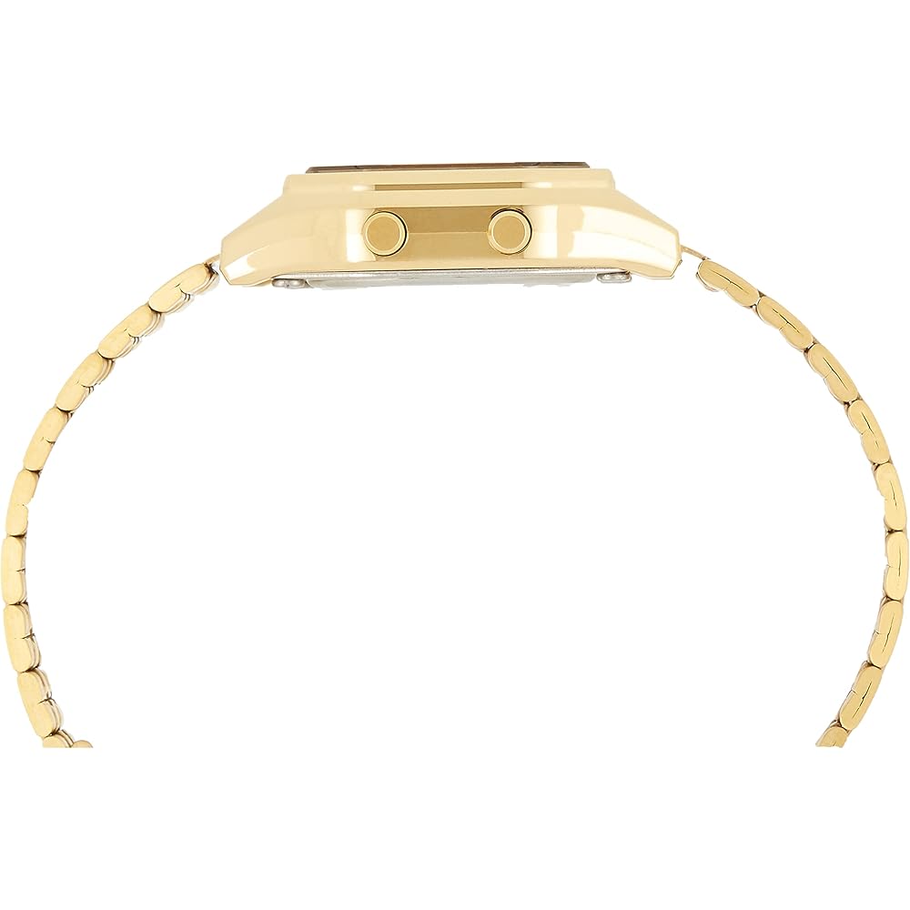 Casio LA680WGA-9DF Women's Digital Wristwatch Gold Tone Stainless Steel Band