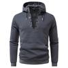 Men's Lace-Up Hooded Sweatshirt Casual Pullover for Men Autumn Winter Warm Fashion Hoodie with Pocket Multi-Color Male Tops