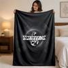 Scorpions Print Flannel Blanket Cozy Lightweight Plush Throw Blanket For Bed Sofa Household Use