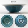 Minoru Pottery Mino Ware MAMANI 170 Rim Bowl, Green