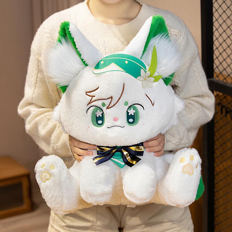 Kawaii Genshin Impact Cat Plush Animal MIHOYO Kaedehara Kazuha Doll Game Cartoon Balladeer Wanderer Toy Neuvillette Furina