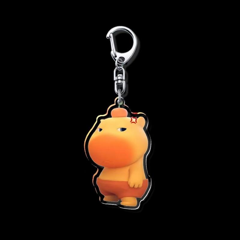 Cute Capybara Mobile Phone Case Strap Key Chains Bag Pendant Decoration Diy Phone Short Lanyard Handmade Jewelry Gift