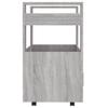 Kitchen Trolley Grey Sonoma 60 x 45 x 80 cm Engineered Wood