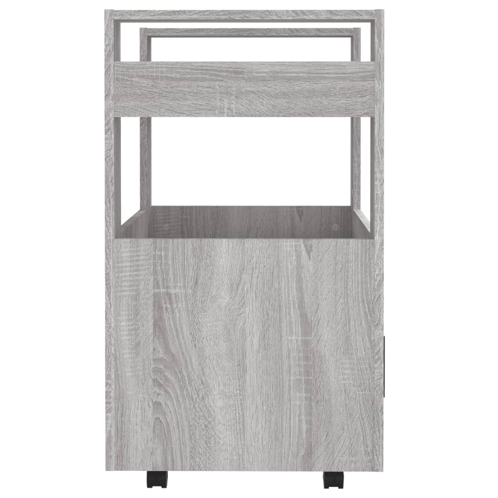 Kitchen Trolley Grey Sonoma 60 x 45 x 80 cm Engineered Wood