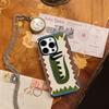Boho Crocodile Folk Art Phone Case for IPhone 17AIR 16E 16 15 14 13 12 11 17 Pro Max Plus Double-layer Back Cover