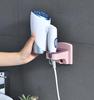 Wall-mounted Hair Dryer Holder Bathroom Hairdryer Hook Home ABS Storage Shelf