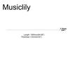 Musiclily Plastic Guitar Binding 1650x1.5x0.5mm, White