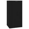 816673 vidaXL Meuble TV mural Noir 40x34,5x80 cm