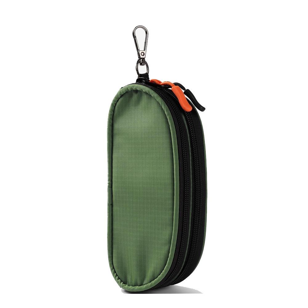 

Waterproof Glasses Storage Box Double Layer Glasses Bag New Money Pouch Organizer Outdoor зелений