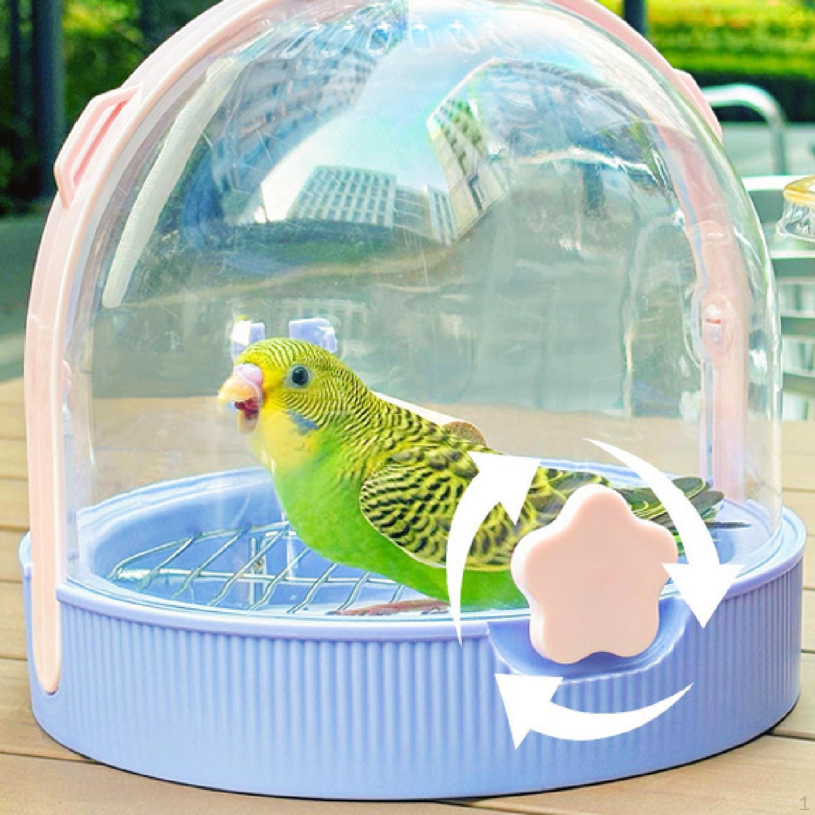 

Переноска для мелких животных, клетка для путешествий с птицами, многоцелевая, дышащая, для хомяков фиолетовый