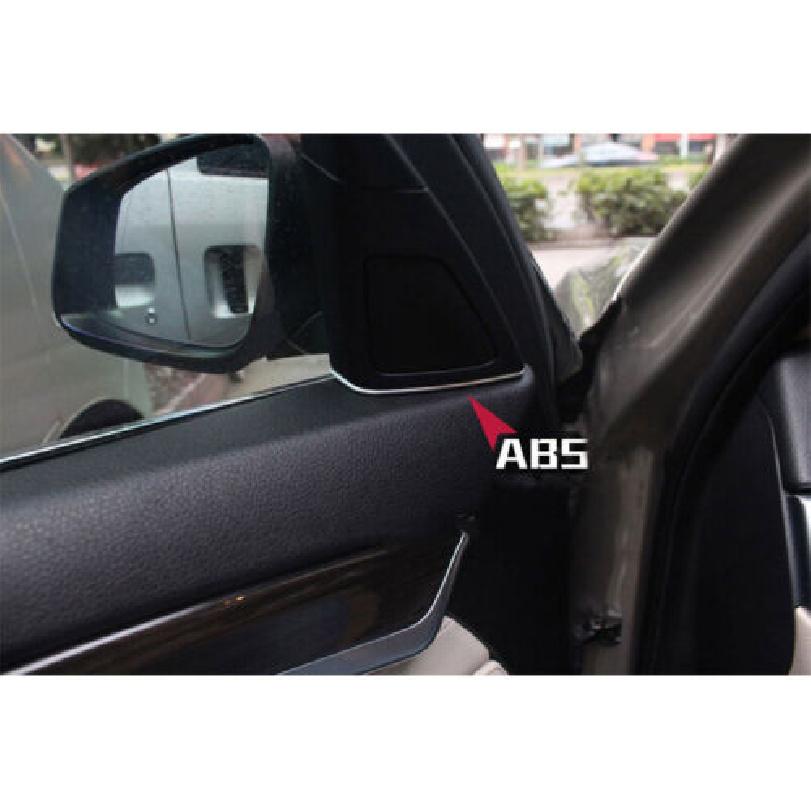 For BMW 5 Series F10 11-13 ABS Car Chrome Front Door Speaker Cover Decor Trim 2X