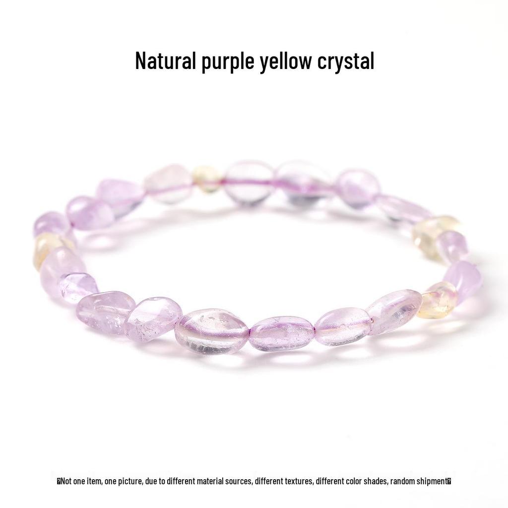 Pulsera Elástica de Chips de Ágata de Siete Colores de Jingdong