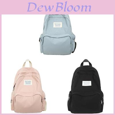 Nylon School Backpack With Breathable Air Cushion Straps For College Students