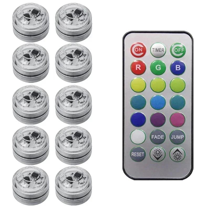 Car Remote Control Led Interior Atmosphere Light Waterproof Adhesive Decoration Car Roof House Foot Atmosphere Light