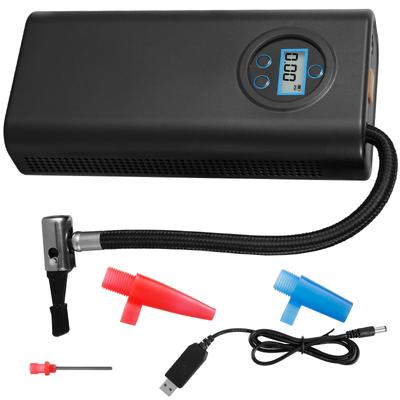 Hot Tire Inflator 150PSI Portable Air Compressor with Digital Pressure Gauge Cordless Multipurpose Bicycle Tire Pump 3600mAh