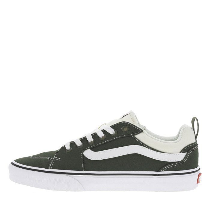 Baskets Basses - VANS - Olive - Textile - Lacets - Semelle Vulcanisée