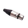 Nickel-Plated Copper Pin XLR Connector, Male and Female 3-Core Subwoofer Head