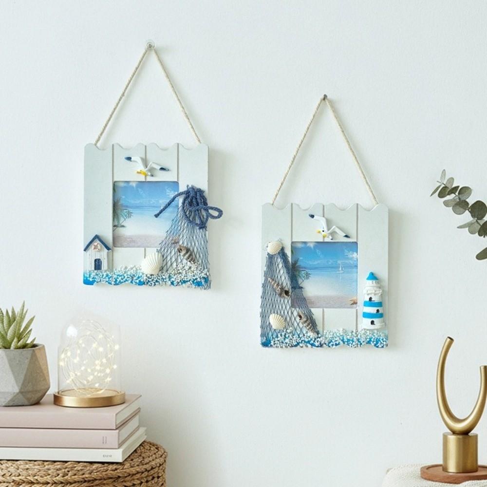 Nautisches Thema Hängender Bilderrahmen Vintage Wanddekoration Anhänger Wohnzimmerdeko