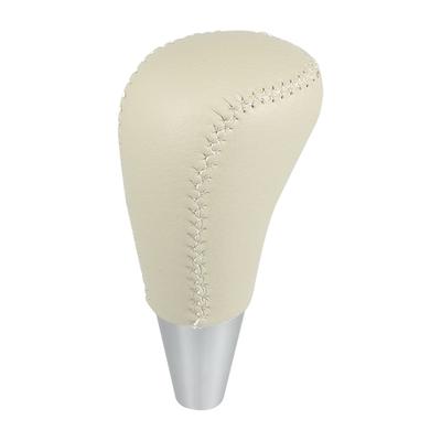 Uxcell Autoschaltknauf Schalthebel für Toyota Lexus Synthetischer Beiger Knopf, Camry, Avalon, Yaris, 4Runner, Tacoma, ES300, ES330, Leder, M8x1.25,