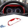 Inner Dashboard Trument Cluster Cover Trim Decor Frame For 4Runner Red 2010+
