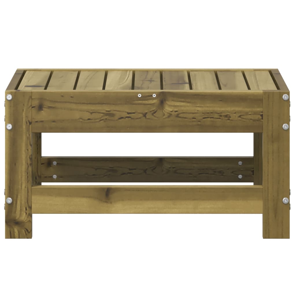 Garden Stool 62 X 30 X 32 Cm Pressure Treated Pine Wood