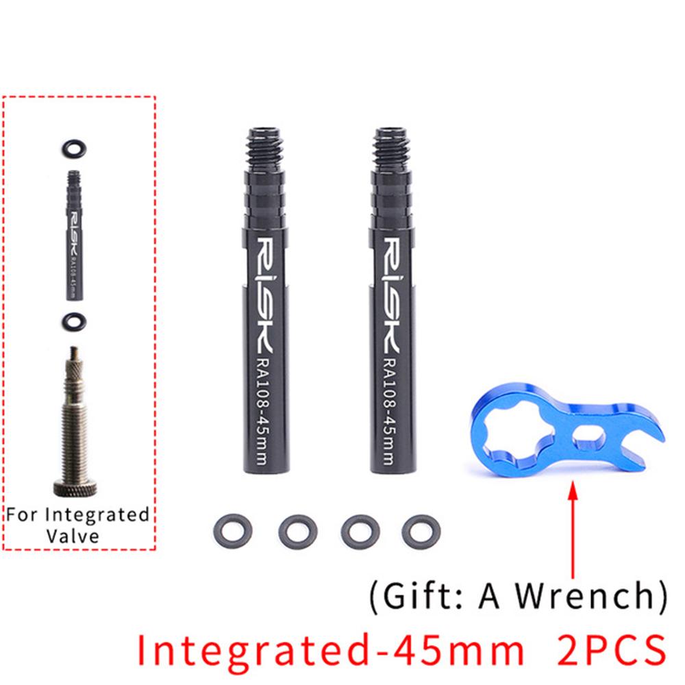 With Wrench Removable Bicycle Parts Bike Accessories Inner Tubes Valve Extension Valve Extender