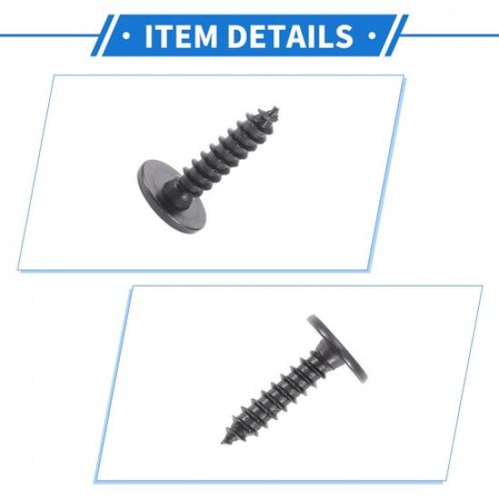 25 Pcs Car Fender Liner Splash Shield Bumper Cover Screw for Honda Accord