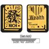 999 Pure Gold Princess Phone & Fridge Stickers: Prosperity, Peace, and Joy