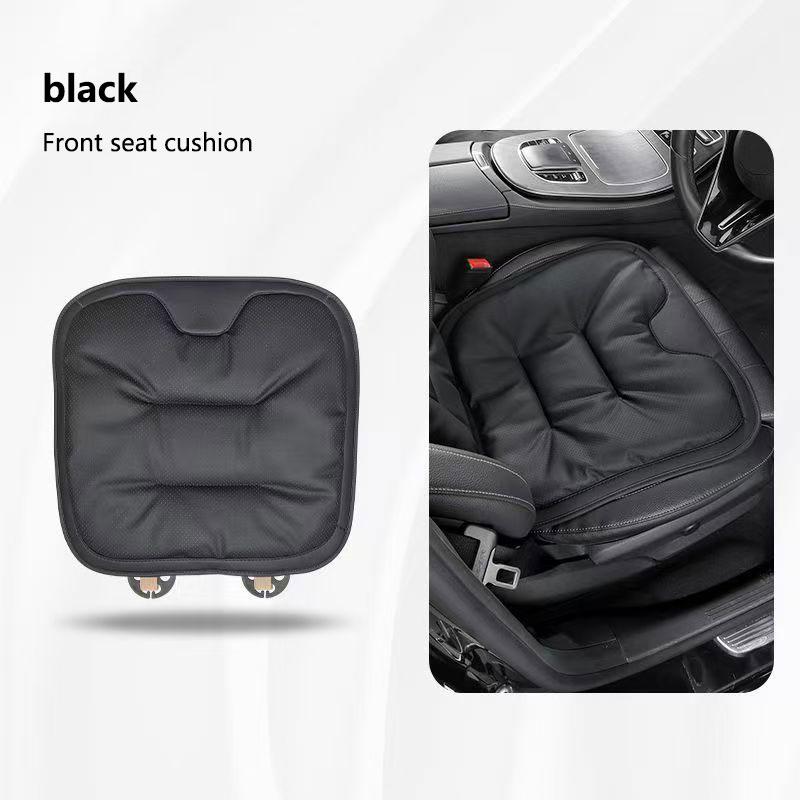 

Для Tesla Car Cushion Seat Cushion Backrest One Piece Nappa Leather Breathable Velvet Four Season Universal Auto Interior
