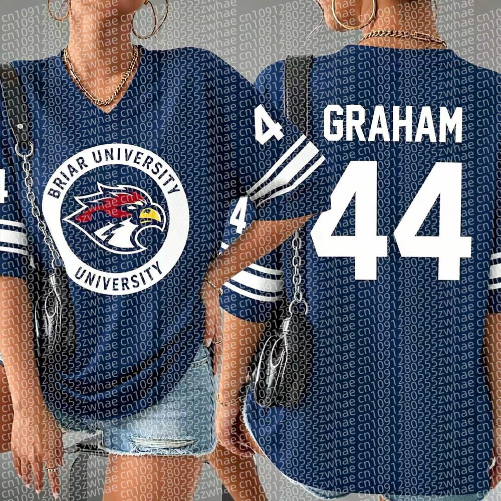 Huiteng12 TV-drama Off Campus Briar University Jersey Graham 44 22 DI LAURENTIS 66 Tucker 46 T-shirt Unisex Streetwear Los Zomer Top 4XL