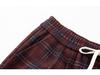 Women's Plus Size High Waist Vintage Plaid Wide Leg Pants - Winter 2025 Collection