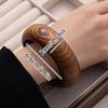 Chinese Retro Ethnic Style Wooden Bracelet with a High-end Feel Simple and Niche Solid Wood Element Bracelet Handmade Accessory