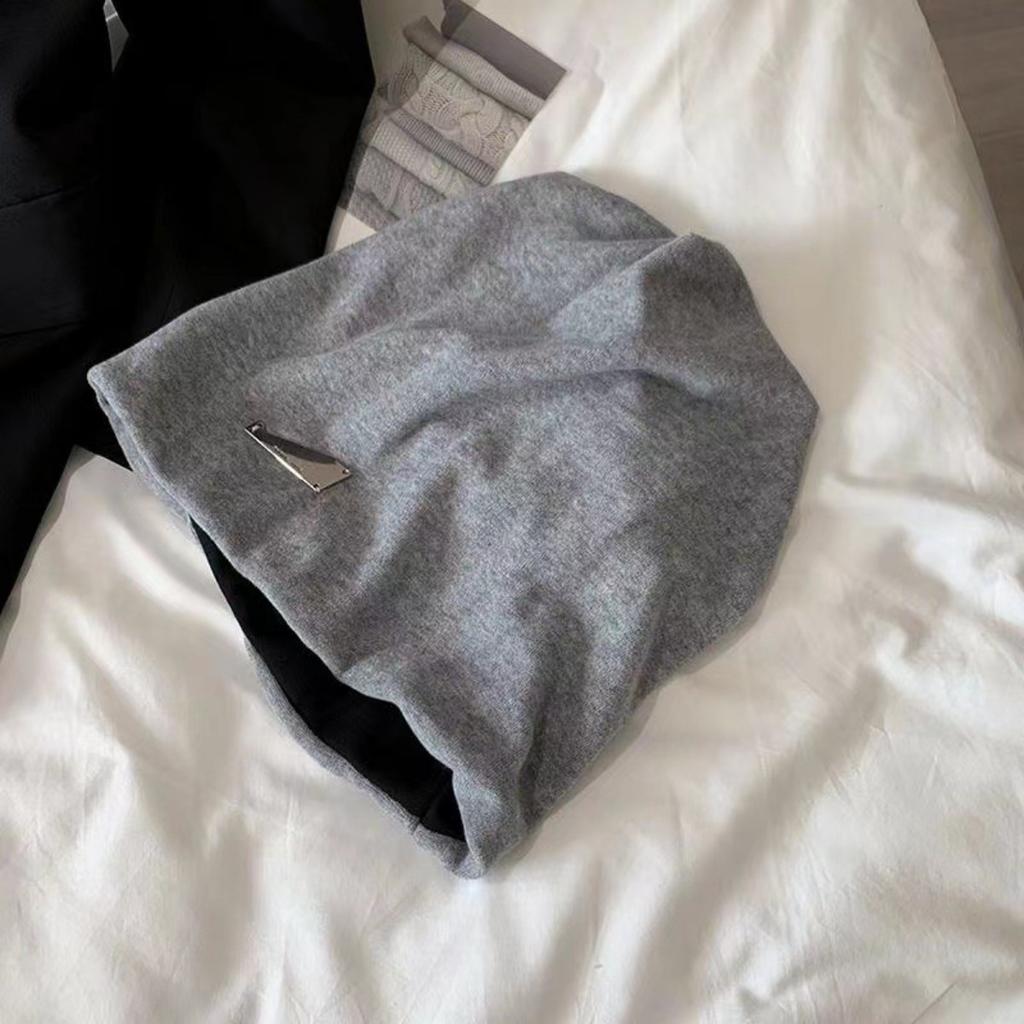 Big Head Circumference, Pile Cap, Women's Cap, Autumn and Winter, Hood Cap, Cold Cap, Toe Cap