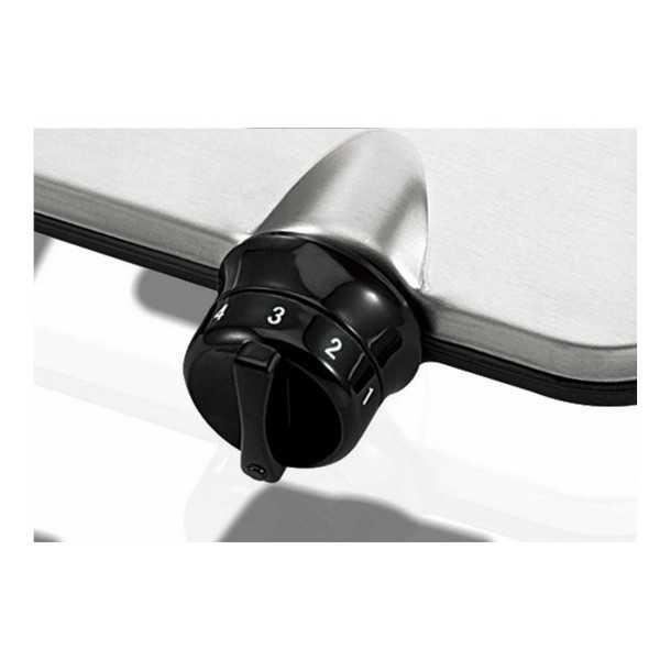 Plaque Électrique - Haeger - Top Disc - Acier inoxydable - 1 Fourneau - 1500W