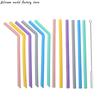 Silicone World Kitchen Accessory Reusable Silicone Drinking Straws Foldable Flexible Straw Party Supplies Bar Tooyls