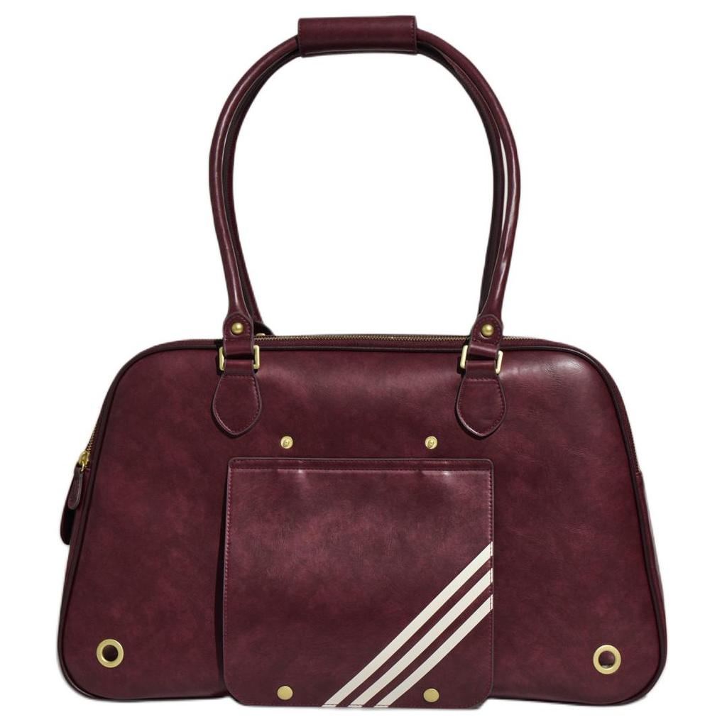 adidas Collezione Anno Nuovo Cinese Originals 30L Logo del Marchio Design a Lettere Borsa a Spalla in PU Borsa a Spalla Unisex Rosso Chiaro KZ4789